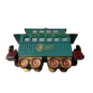 HALLMARK KEEPSAKE | Vintage 1991 Clause & Co. RR Train Christmas Ornament 3 of 4
